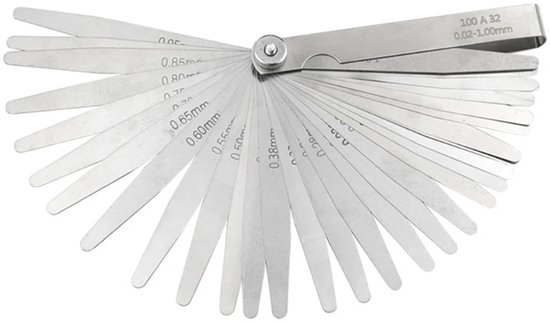 Fühlerlehren-set Aus Edelstahl – Messinstrumenten-set – Präzisions-holzbearbeitung – Geätzte Maßmarkierungen – 0,02 Bis 1 Mm