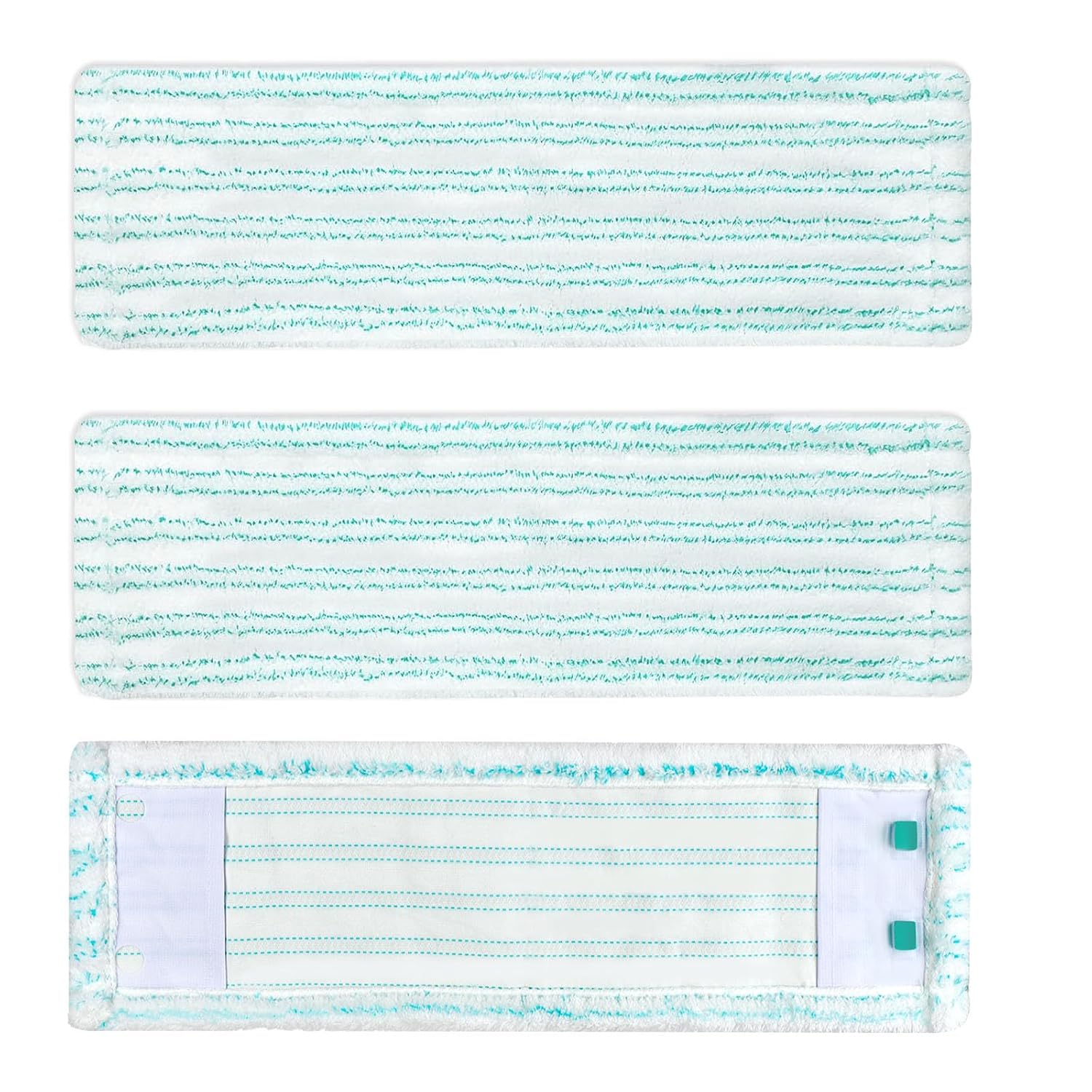 3 Ersatz-wischmoppmatten 47x15cm Für Leifheit Profi Xl Mikrofaser-ersatzset
