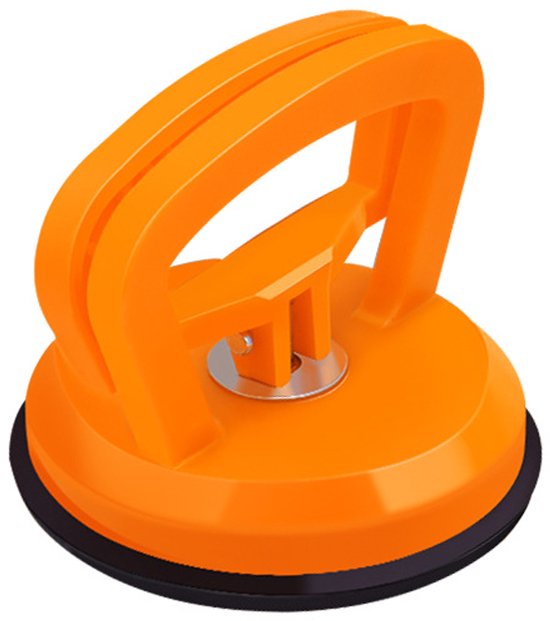 Ausbeulwerkzeug Mit Saugnapf Für Unlackierte Karosserien, Glas, Fliesen Und Türgriffe, Orange, 11,5 X 10,5 Cm.