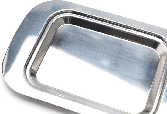 Butterdose Aus Edelstahl Mit Deckel – Ideal Für Frühstück Und Küche – Fasst 250 G Butter – Silberfarben – 185 X 122 X 70 Cm