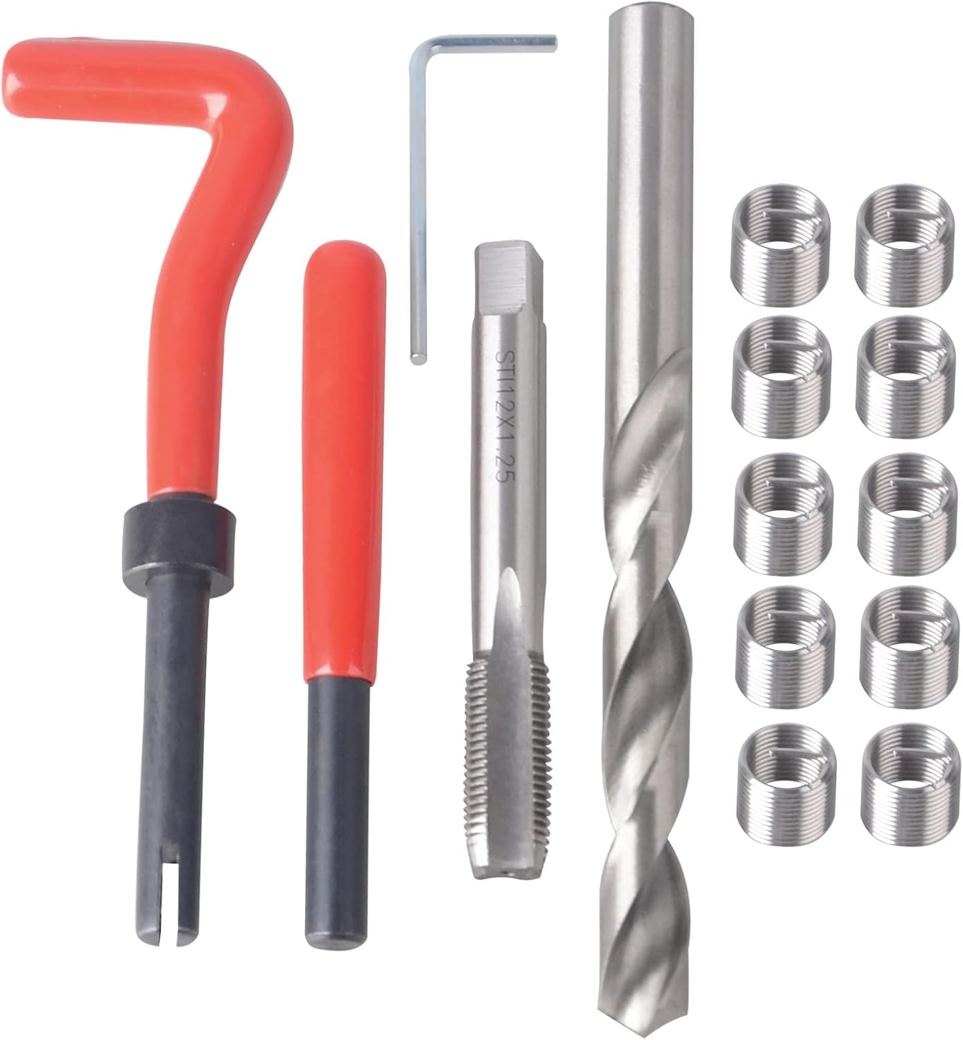 M12 X 1,25 Mm Gewindereparaturset, Gewindereparaturwerkzeuge, Handwerkzeugset