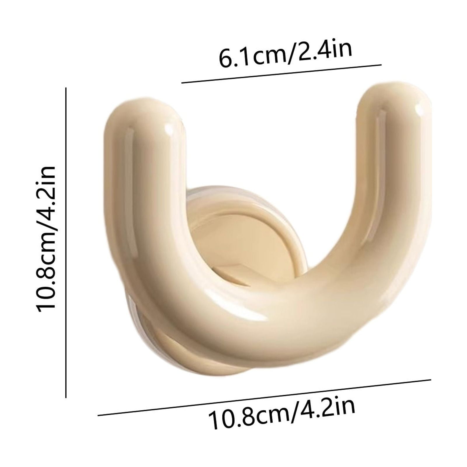 Wandmontierte Schuhregale – Schuhablagen Mit Saugnäpfen, Aufbewahrungsmöglichkeiten, Schuhorganizer Für Eingangsbereiche, Badezimmer, Kleiderschränke Usw. – Beige