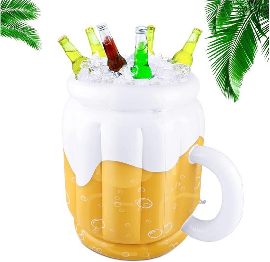 Aufblasbarer Bierkübel Und Getränkekühler In Becherform Für Partys