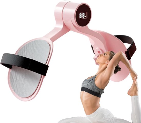 Oberschenkeltrainer – Beckenbodentrainer – Heimtrainer – Intelligente, Kabellose Aktivierung – Maximale Breite 29 Cm – Pink