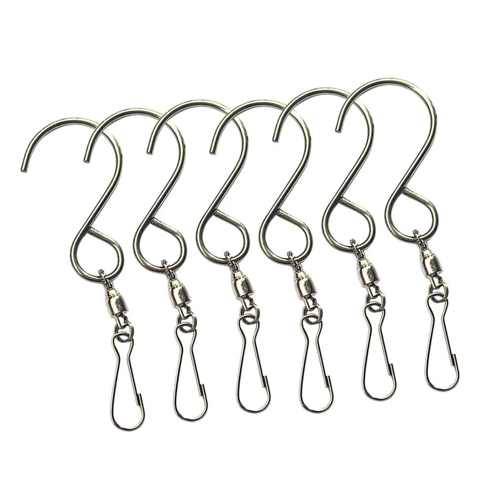 12 Drehbare Haken, Geeignet Für Dekorative Gestelle, Windspiele, Hängepflanzen