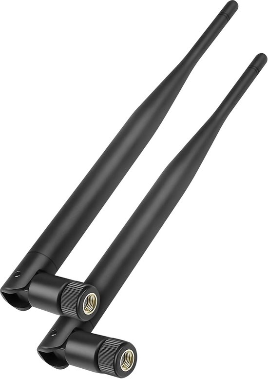 Duales 5dbi Dualband-wlan-antennenset – 2,4 Ghz Und 5,8 Ghz Rp-sma – Hohe Verstärkung, Geeignet Für Router Und Access Points