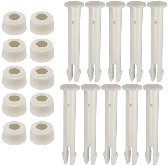 - 10-teiliges Set Kunststoff-poolverbindungsstifte - Ersatz-poolstifte - Einfache Montage - 6 Cm - Geeignet Für Rahmenpools - ...