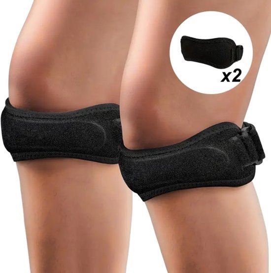 Kniebandage Mit Silikonpolsterung Für Gehen, Fußball, Basketball, Patellaspitzensyndrom, Tennis Und Kniebeugen, Unisex-kniescheibenstabilisator