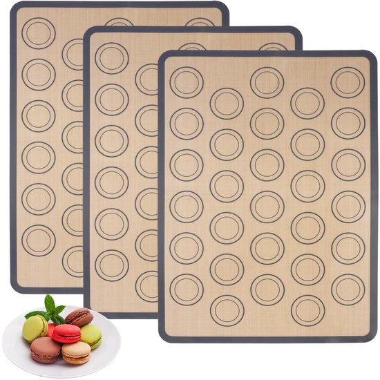 Macaron-backmatte – Antihaftbeschichtung – 42 X 29,5 Cm