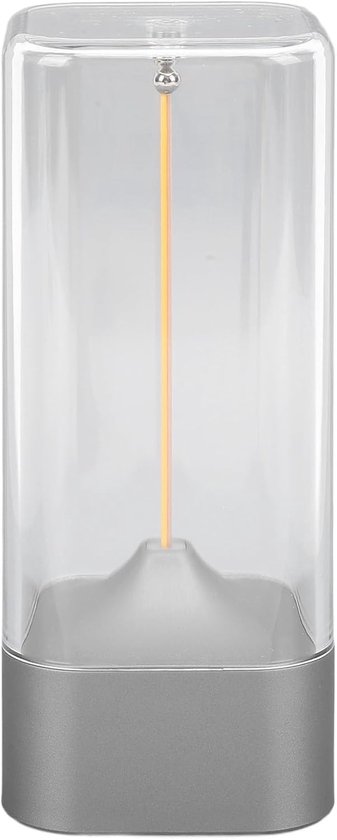 Nachtlicht – Magnetisches Nachtlicht – Touch-bedienung – Wiederaufladbare, Kabellose Led-schreibtischlampe – Usb-aufladung – Warmes Licht – 1 Stück – Silber