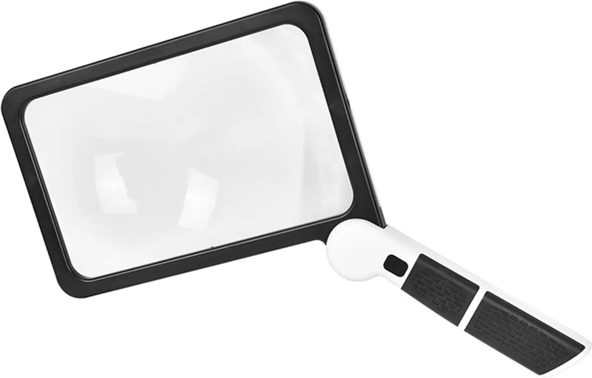 5-fache Vergrößerungslupe, Drehbar, Mit Led-beleuchtung, Geeignet Zum Lesen, Zur Schmuckbetrachtung Und -prüfung (schwarz-weiß).