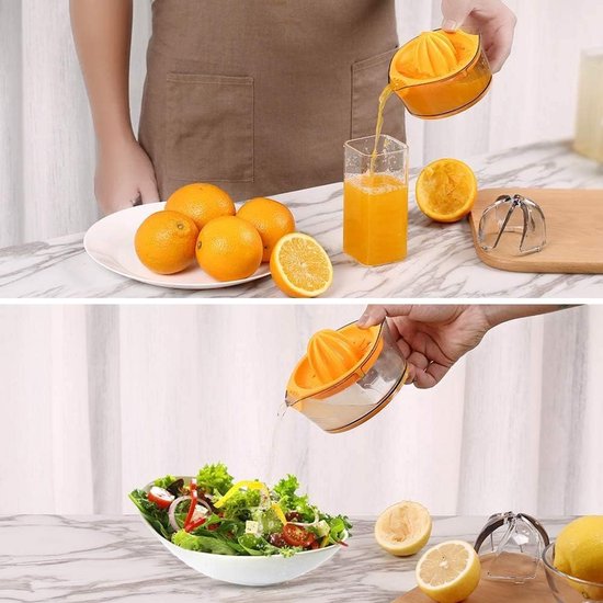 Manuelle Zitruspresse Mit Sieb Und Behälter, Geeignet Für Zitronen, Limetten Und Orangen.