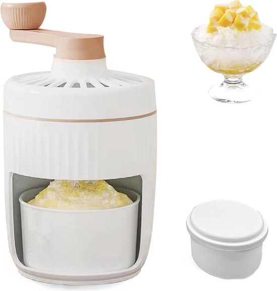 Manueller Smoothie-maker Mit Kurbel – Smoothie-maker Mit Eiswürfelbehälter – Manueller Eiscrusher – Bpa-frei – Küchengerät