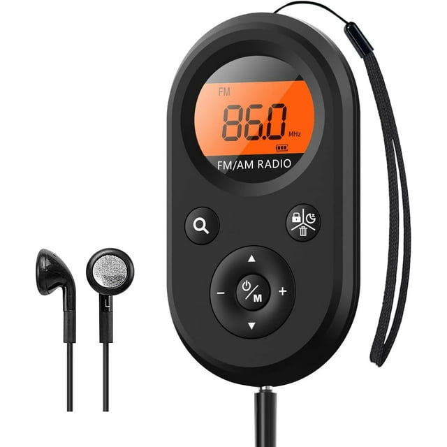Tragbares Am/fm-radio, Persönliches Taschenradio, Wiederaufladbar, Kleines Digitales Transistorradio, Geeignet Zum Wandern, Spazierengehen Und Joggen.