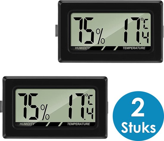 2-teiliges Mini-thermometer Und Hygrometer – Elektronisches Digitales Innenthermometer Und Hygrometer – Digitales Innenthermometer