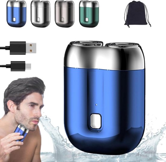 Wiederaufladbarer Mini-rasierer – Kompakter, Wasserdichter Elektrorasierer Für Männer