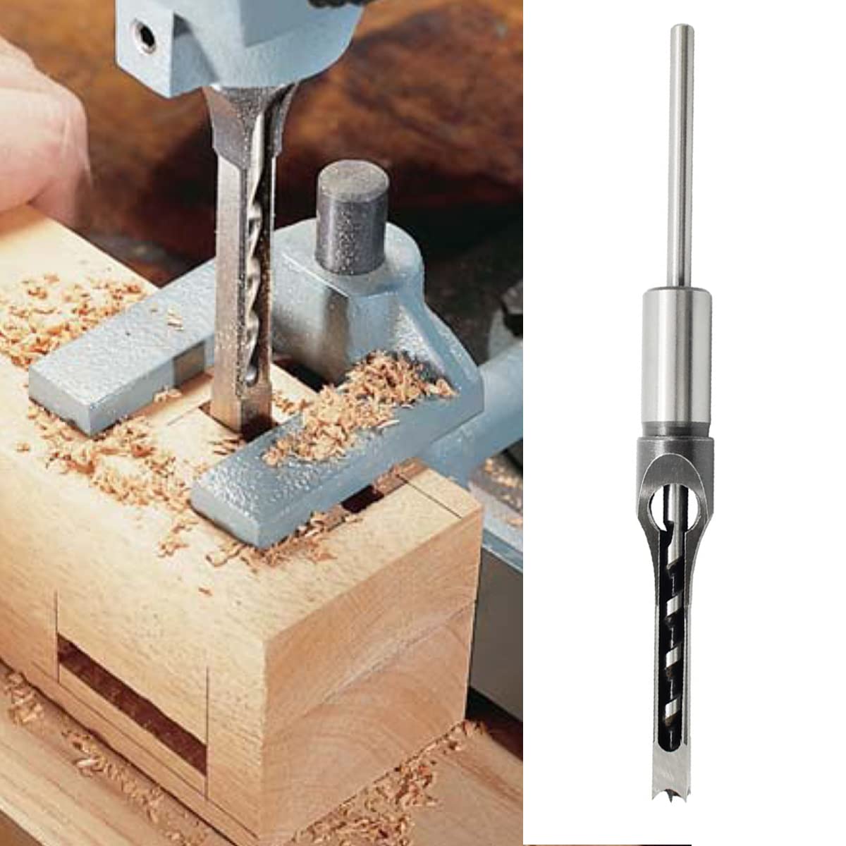 1/2-zoll-vierkantbohrer, Hohlzapfen Und Zapfenverbindungen, Elektrowerkzeuge Für Die Holzbearbeitung