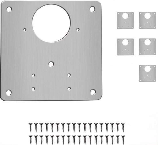 6-teiliges Set Aus Edelstahl-scharnierreparaturplatten Mit Befestigungsschrauben