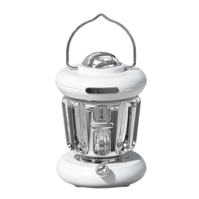 Retro-led-schreibtischlampe – Für Draußen, Wohnzimmer, Schlafzimmer, Kinderzimmer, Studentenwohnheim, Multifunktional Und Tragbar (weiß)