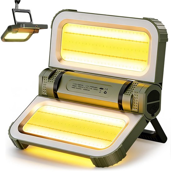 - Tragbare Campinglampe Mit Einem 5000-mah-akku Und 2000 Lumen Helligkeit.