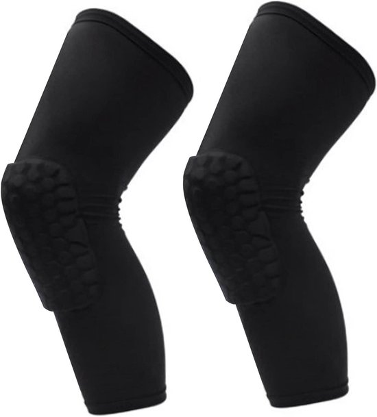 Kniebandagen Mit Kompression Für Basketball Und Fußball – Bieten Unterstützung Bei Knieverletzungen – 2er-pack – Unisex – Geeignet Für Damen Und Herren – Schwarz