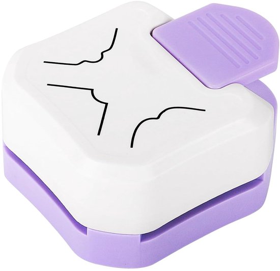 3-in-1 Papierrundlocher (r4 Mm + R7 Mm + R10 Mm) Für Bastelarbeiten, Kartenherstellung Und Journaling – Lila