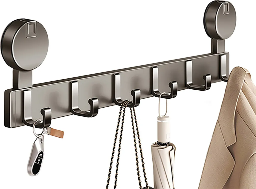 Türhaken Mit Saugnapf, Handtuchhalter Fürs Badezimmer, Hohe Belastbarkeit, Rostfrei Und Einfach Zu Montieren.