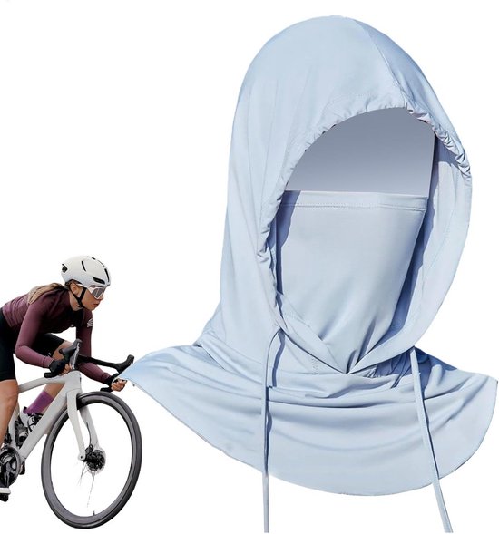 Uv-schützender Gesichtsmaskenschal Mit Nackenschutz – Atmungsaktiv Und Verstellbar, Geeignet Für Outdoor-aktivitäten.