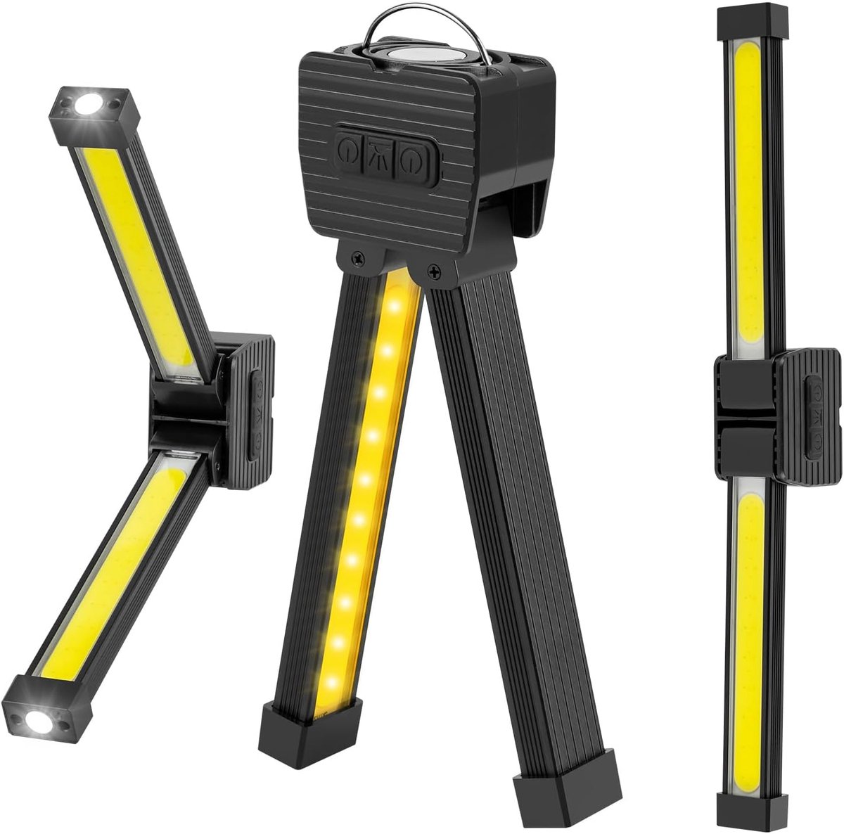 Wiederaufladbare Cob-led-arbeitsleuchte Mit Magnet, Werkstatt-inspektionslampe, Tragbare Taschenlampe Und Zeltleuchte Für Camping