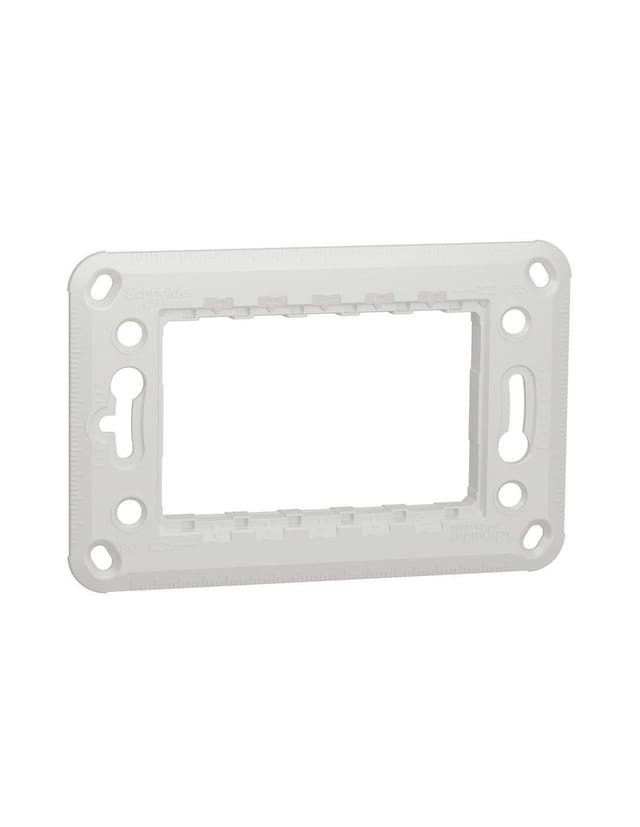 Italienischer Rahmen zamak 3 Module Schneider NU7103