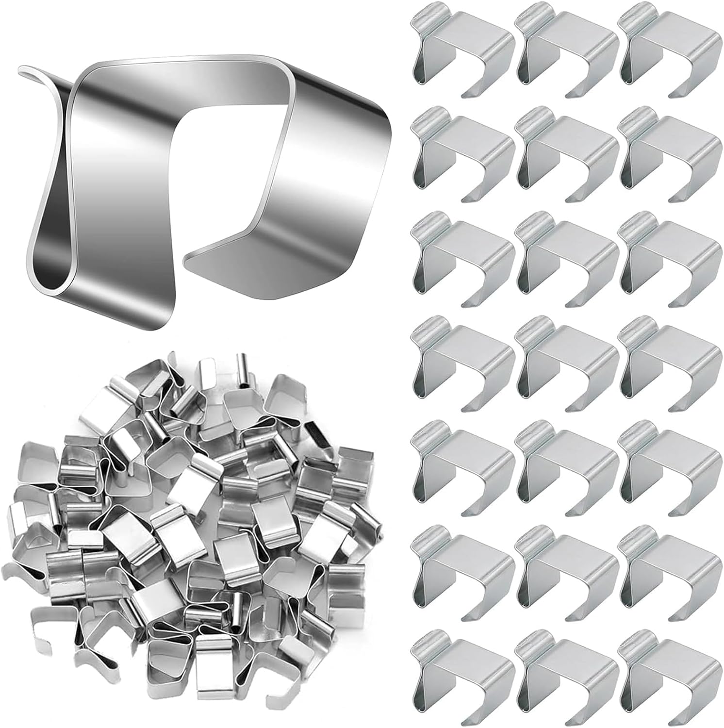 120-teiliges Set Dachlampenhaken, Lichterkettenclips Für Den Außenbereich, Metall-dachlampenhaken