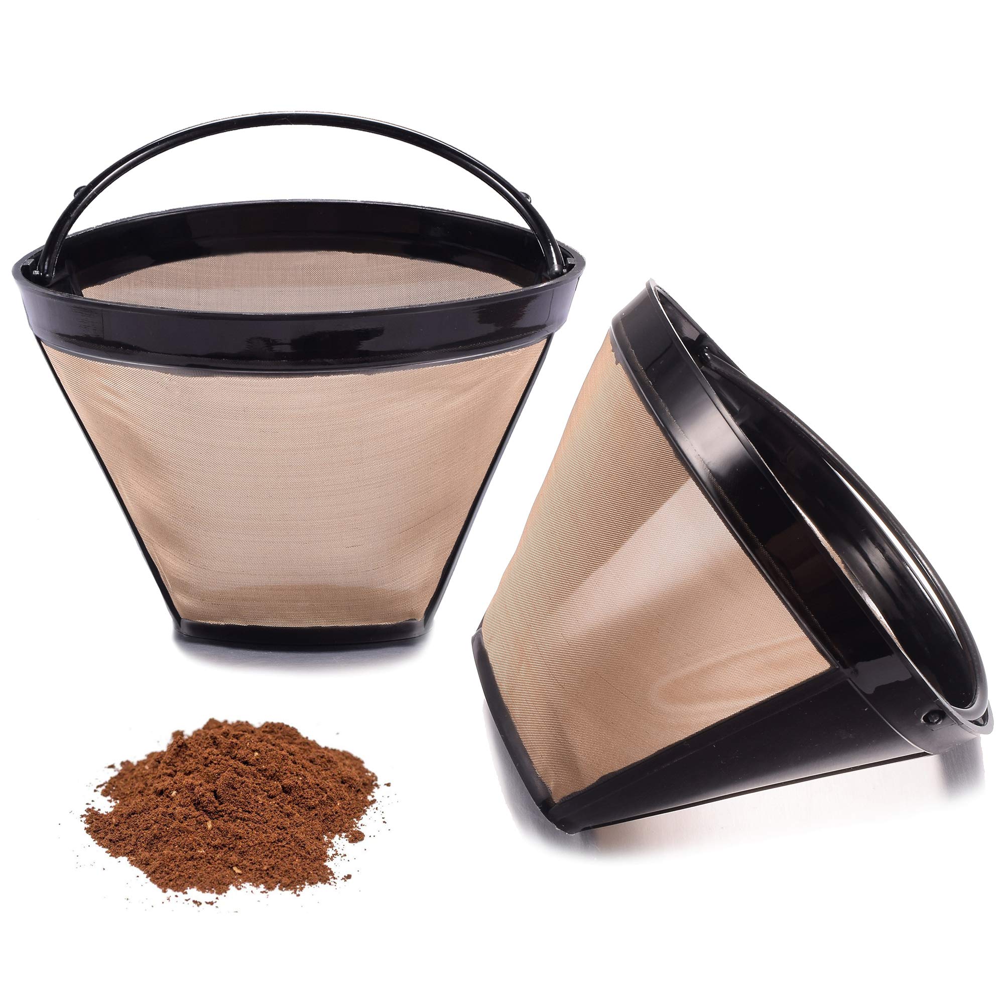 Wiederverwendbarer, Kegelförmiger Kaffeemaschinenfilter Für Ninja Coffee Bar Kaffeemaschinen, Ersetzt Den Permanentfilter (2 Kaffeefilter)