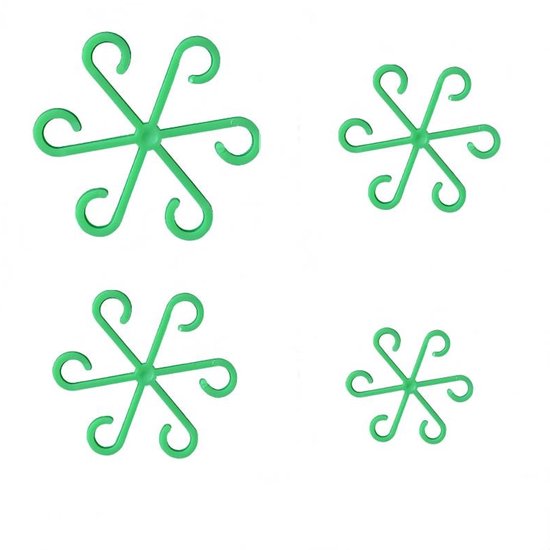 Set Mit 8 Pflanzenstützen – 4 Größen – Kletterhilfen Und Stützen Für Monstera – Kippsicherungen Für Philodendron – Stammstabilisatoren Für Hydrokultur