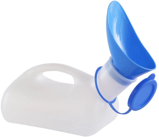 Urinal Für Frauen - Tragbarer Unisex-urintrichter 1000 Ml - Mit Auslaufsicherem Deckel, Geeignet Für Notfälle, Urinanalysen, Reisen, Im Auto Und Beim Camping.
