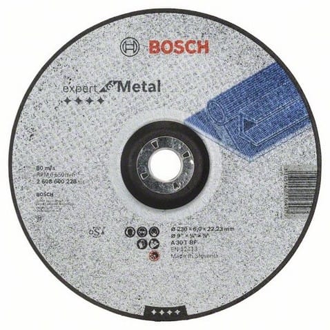 Pro Metal Schleifscheibe 230 x 6 x 22,23 mm - 2608600228 - Bosch