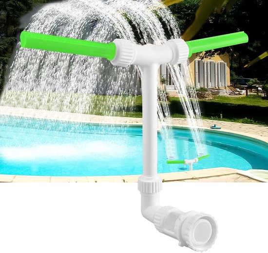 Aufstellpool-wasserfallbrunnen – Adapterzubehör – Doppeldüsen – 360°-verstellung