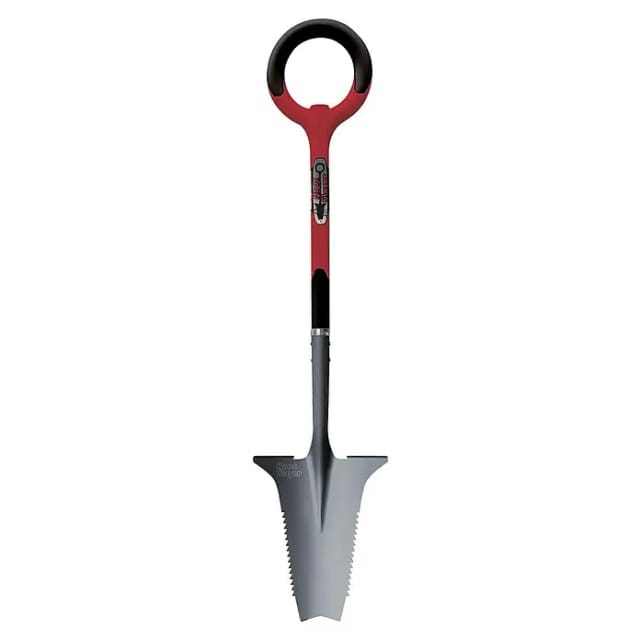 Root Slayer - 6in1 RootSlayer Multifunktions-Spaten - venteo™ - 360°-Griff - Erwachsene - Schwarz - Scharfe Klinge, gezahnte Zähne