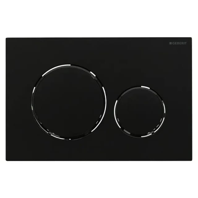 Sigma20 - Betätigungsplatte, schwarz matt/schwarz 115.882.16.1 - Geberit