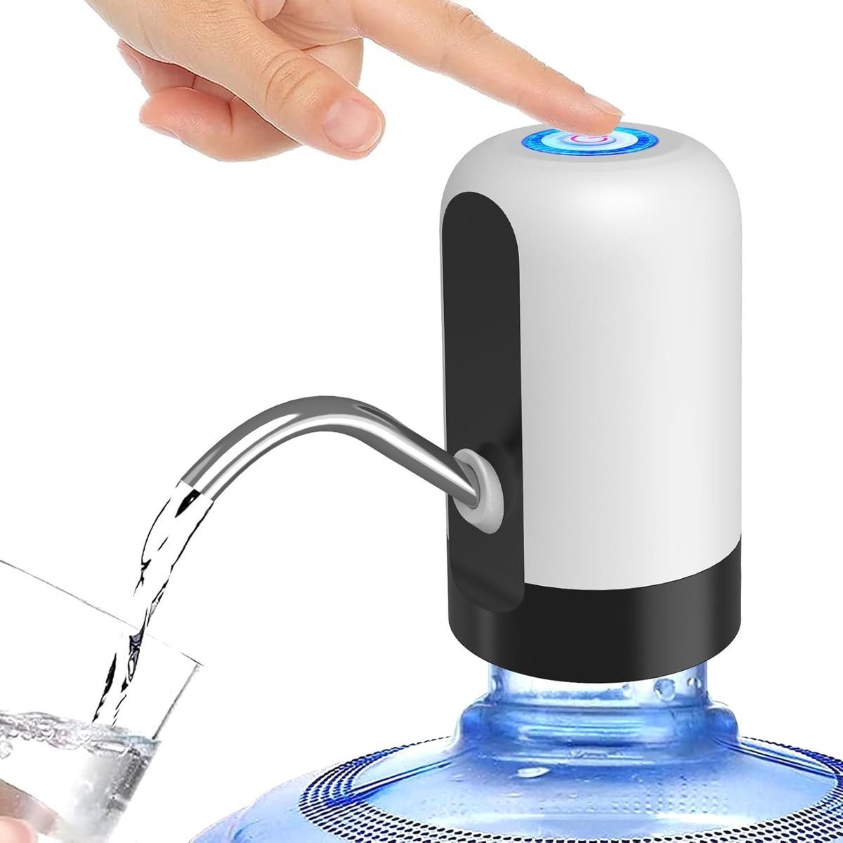 Wasserpumpe Für Flaschenwasser – Elektrischer Wasserspender Für Zuhause – Wasserpumpe Mit Großem Fassungsvermögen – Wasserpumpe – Usb-aufladbarer Automatischer Wasserspender – Tragbar