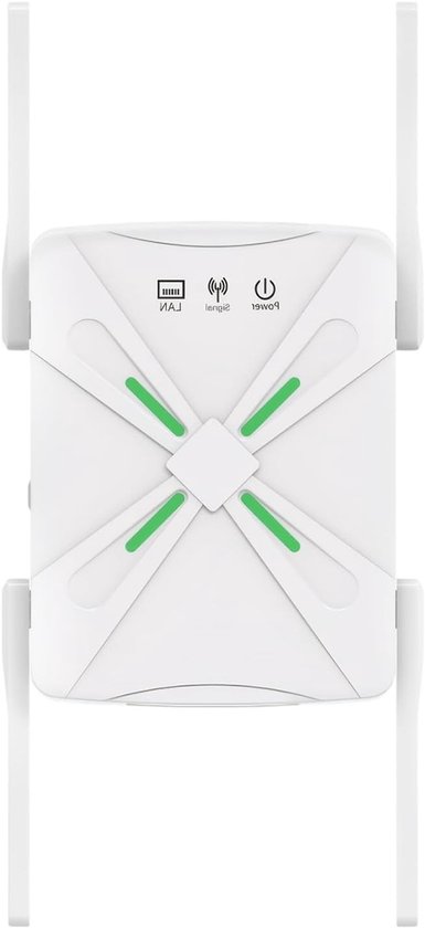 Dualband-wlan-repeater Mit 1200 Mbit/s Und 4 Antennen Für Optimale Abdeckung