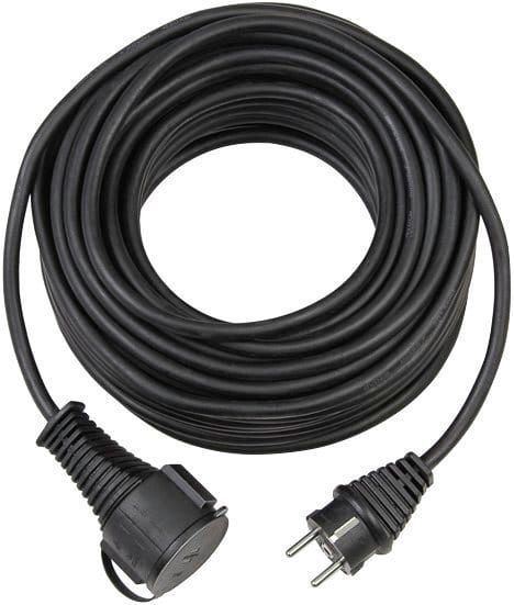 Brennenstuhl 1169890 Strom Verlängerungskabel Schwarz 15.00 m AT-N05V3V3-F 3G 1,5 mm²