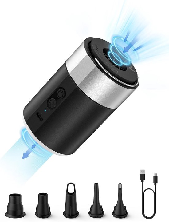Wiederaufladbare Elektrische Luftpumpe – 4000 Mah, Schnellaufpumpgerät Für Luftmatratzen Und Schlauchboote