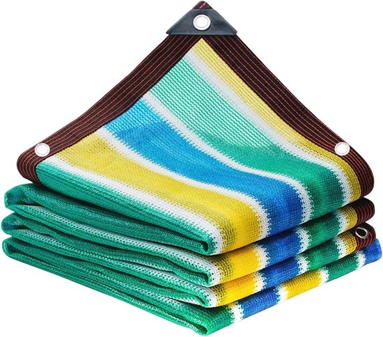 Sonnenschutzgewebe Für Den Außenbereich – Terrassenmarkise – Sonnenschutz – Reißfestes Material – 4 X 6 Meter – Helle Farbe