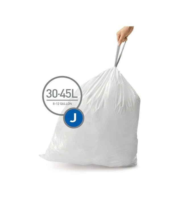 Simplehuman - Zubehör - Mülleimerbeutel 30-45 l, Typ j, 60 Stk. CW0259