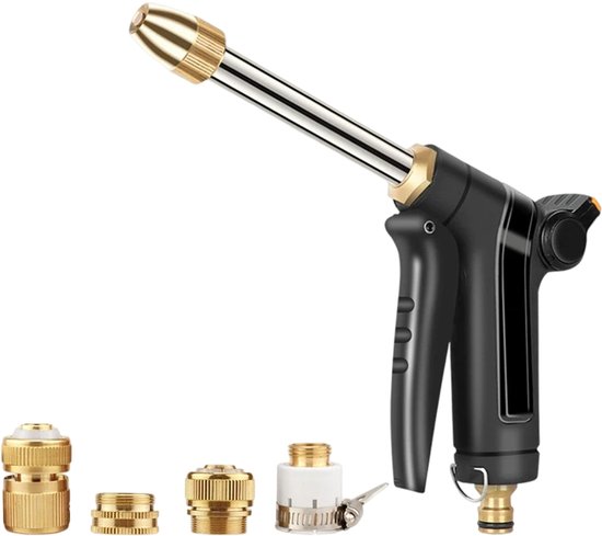 5-teiliges Robustes Hochdruck-gartenspritzpistolen-set Aus Metall
