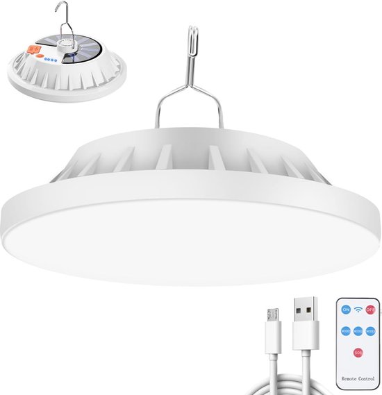 Wiederaufladbare, Solarbetriebene Campinglampe Mit Fernbedienung – 5 Beleuchtungsmodi, Wasserdicht Nach Ipx7, Ideal Für Die Zeltbeleuchtung.
