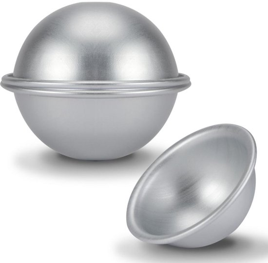 Ein Halbkreisförmiger Aluminiumbehälter Mit Einem Durchmesser Von 10 Zentimetern, Geeignet Zur Aufbewahrung Von Kuchen, Gelees, Puddings, Bonbons Usw.