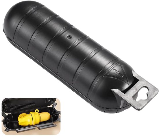 Wasserdichte Kabelbox – Schutzabdeckung Für Außenstecker – Schützt Elektrische Außeninstallationen – Robustes Abs-material – 23 X 23 X 7 Cm