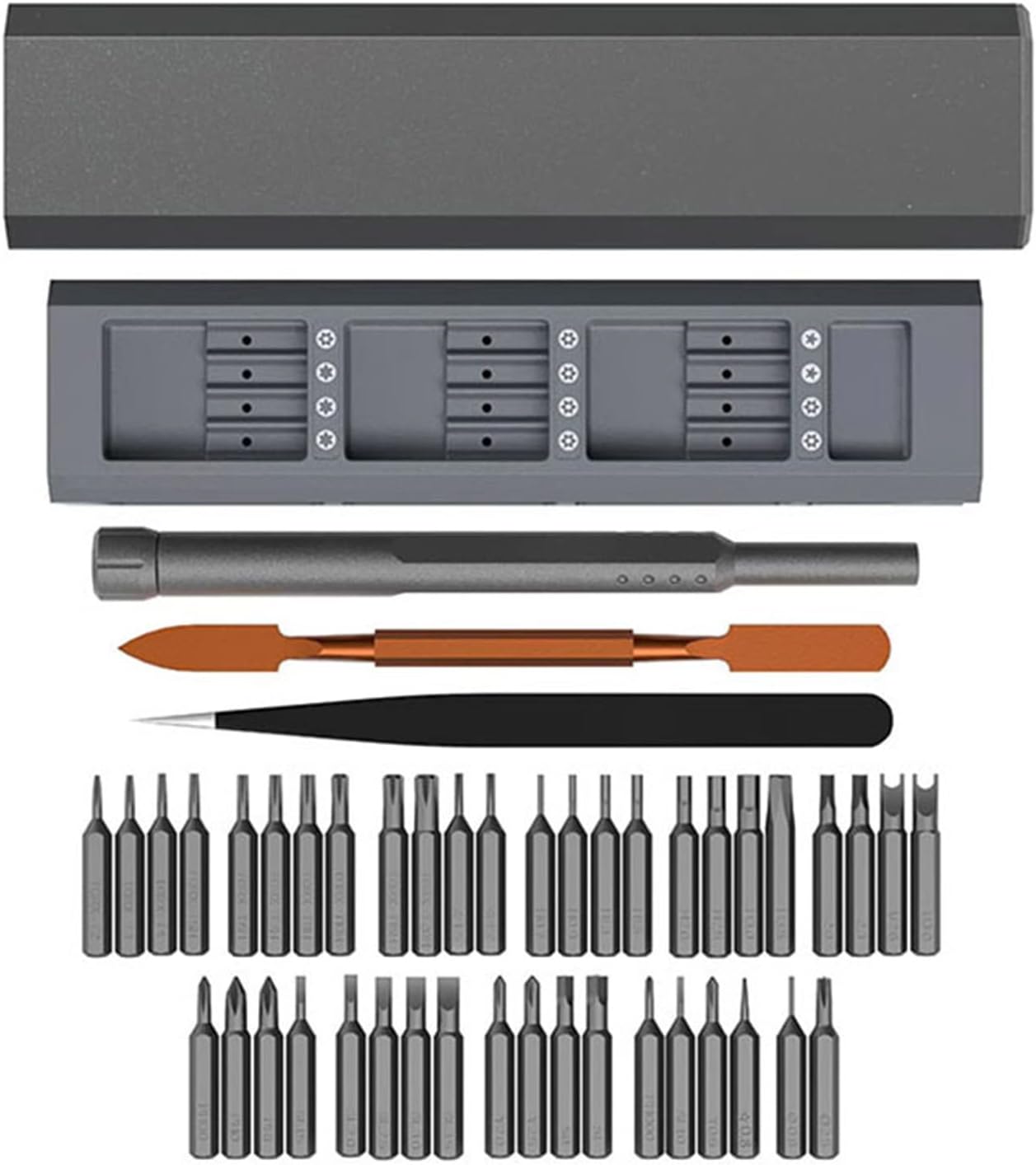 Präzisionsschraubendreher, Magnetische Schraubendreherbits, 44-in-1-multifunktionswerkzeug, Magnetische Präzisionsbohrer, Abnehmbare Schraubendrehersets, Mini-werkzeugkästen