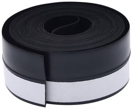 5 Meter Lange Schwarze 25 Mm Gummidichtungsleiste Für Türen Und Fenster Unten